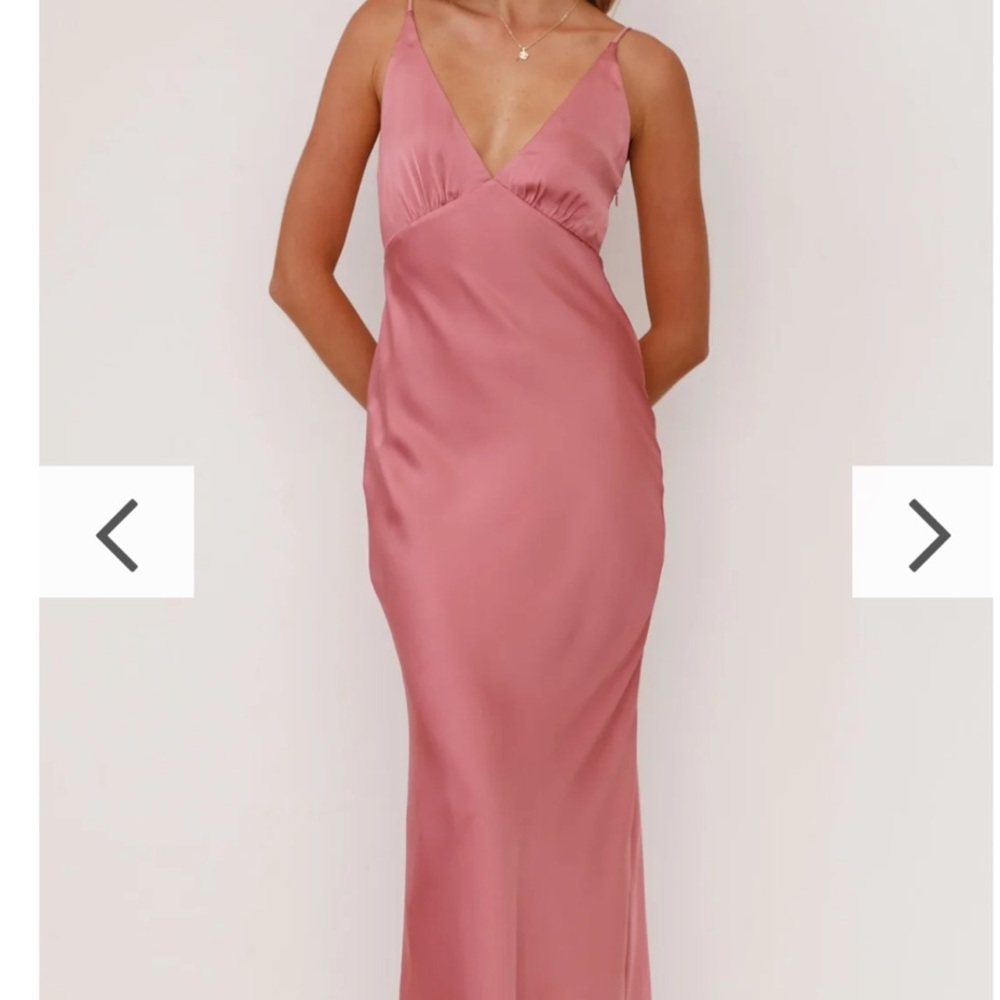 New with Tags BillyJ Ziah Maxi Dress Baked Rose